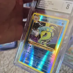 Gyarados CGC 8 2016 Evolutions 34/108 Reverse Holo HP 130 EN - Image 3