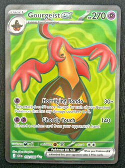 Pokemon: Gourgeist ex 102/086 Me04: Chaos Rising Holo NM - Image 1