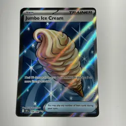 Jumbo Ice Cream 109/086 Me04: Chaos Rising Holo Pokemon TCG Mega Evolution - Image 1