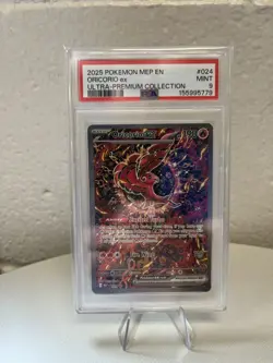 2025 Pokemon MEP EN UPC Ultra Premium #024 Oricorio ex PSA 9 MINT - Image 1