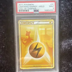 POKEMON LIGHTNING ENERGY HOLO CALL OF LEGENDS 91/95 PSA 9 ENGLISH 2011 - Image 1