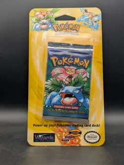 3 Shadowless Pokemon Base Set Blister Packs Artwork Set 1999 - Image 3