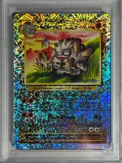 2002 Pokemon Legendary Collection- GRAVELER #44 FIRECRACKER REVERSE HOLO- PSA 8 - Image 4