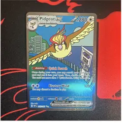 Pidgeot ex 225/197: Obsidian Flames Special Illustration Rare Holo - Image 1
