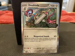 NEAR MINT STAFF Pokemon TCG Doublade Mega Evolution Perfect Order Promo Holo - Image 1