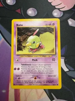 Pokemon TCG Natu Neo Genesis 67/111 Unlimited Regular Common - Image 1