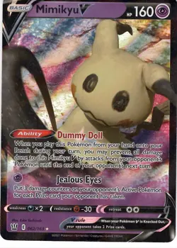 Mimikyu V - (Swsh05: Battle Styles) 062/163 Ultra Rare Holo Pokemon TCG - Image 1