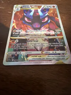 2023 Pokemon Sword & Shield Crown Zenith Black Star Promo Lucario VSTAR SWSH291 - Image 2