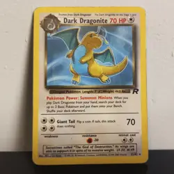 Pokemon Dark Dragonite TCG Card 22/82 Non-Holo Wizards of The Coast 1999 - Image 1