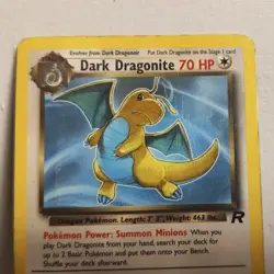 Pokemon Dark Dragonite TCG Card 22/82 Non-Holo Wizards of The Coast 1999 - Image 2