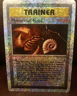 Reverse Holographic Mysterious Fossil #109/110 Legendary Collection Pokemon - HP - Image 1