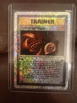 Reverse Holographic Mysterious Fossil #109/110 Legendary Collection Pokemon - HP - Image 3