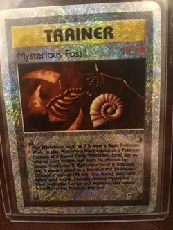 Reverse Holographic Mysterious Fossil #109/110 Legendary Collection Pokemon - HP - Image 5