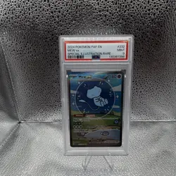 POKEMON SV PALDEAN FATES MEW EX SIR HOLO #232/091 2024 ENG PSA 9 - Image 1