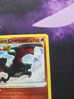 Pokemon TCG Radiant Charizard Crown Zenith Holo Card 020/159 NM Condition - Image 3