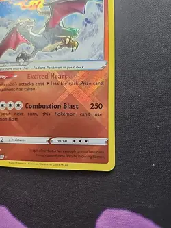 Pokemon TCG Radiant Charizard Crown Zenith Holo Card 020/159 NM Condition - Image 5