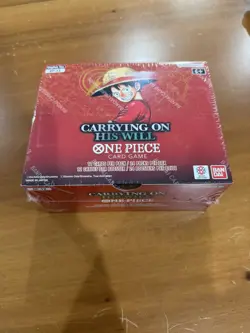 One Piece TCG OP-13 Carrying On His Will Booster Box, 6 Packs. [Set 1] - Image 2