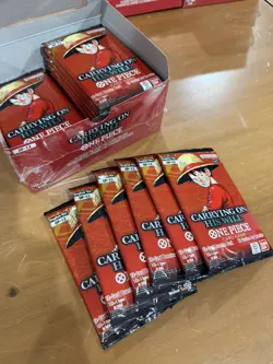 One Piece TCG OP-13 Carrying On His Will Booster Box, 6 Packs. [Set 1] - Image 3