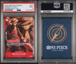 2022 Monkey D.Luffy Winner Pack Vol.1 P-007 One Piece PSA 9 - Image 3