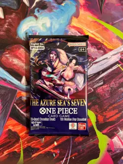 (VERY HEAVY)🔥 25.69g One Piece OP14 The Azure Sea's Seven Booster Pack SEALED - Image 3