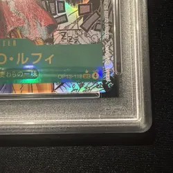 2025 One Piece OP13 Monkey D. Luffy Manga Alternate Art JP PSA 10 #118 - Image 5