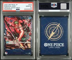 PSA 10 Roronoa Zoro Flagship Battle 2025 Top 8 Prize ST21-015 One Piece JPN - Image 3