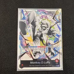 One Piece Monkey D Luffy Starter Deck EX Gear 5 ST21-001 English Leader Parallel - Image 1
