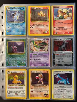 Lot of 90 ALL HOLO Vintage Pokemon Card Binder Collection - Image 4