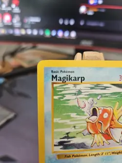 Pokemon TCG Magikarp Base Set, Shadowless Uncommon Card 35/102 LP - Image 2