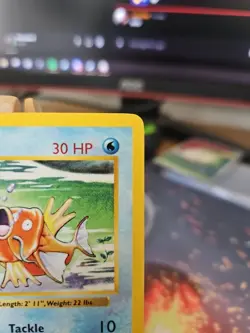Pokemon TCG Magikarp Base Set, Shadowless Uncommon Card 35/102 LP - Image 3