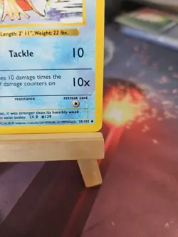 Pokemon TCG Magikarp Base Set, Shadowless Uncommon Card 35/102 LP - Image 4