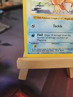 Pokemon TCG Magikarp Base Set, Shadowless Uncommon Card 35/102 LP - Image 5