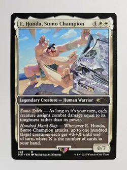 2022 MTG Magic the Gathering SF2 Street Fighter 2 #428 E Honda Sumo Champion - Image 1