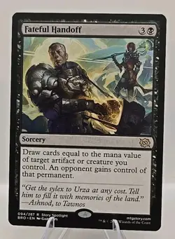 Fateful Handoff MTG The Brothers' War Regular - Image 1