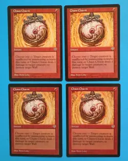 Magic the Gathering MTG Mirage CHAOS CHARM X 4 LP/EX C 1996 Nice! - Image 1