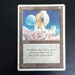 MTG Magic the Gathering Winter Orb (358/379) Fourth Edition MP - Image 1