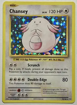 Chansey 70/108 (LP) Holo Rare XY Series: Evolutions 2016 Pokemon Card TCG - Image 1