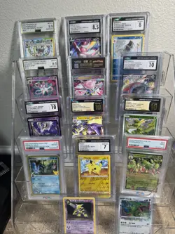 ✨Pokemon CGC $ PSA Graded Slab Lot 12 + 2 bonus raw card ✨$12 .5each!! - Image 1