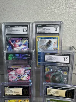 ✨Pokemon CGC $ PSA Graded Slab Lot 12 + 2 bonus raw card ✨$12 .5each!! - Image 4