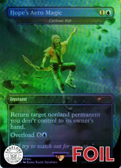 Hope's Aero Magic - Cyclonic Rift - Secret Lair Final Fantasy - 1869 - NM Foil - Image 1