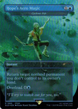 Hope's Aero Magic - Cyclonic Rift - Secret Lair Final Fantasy - 1869 - NM Foil - Image 2
