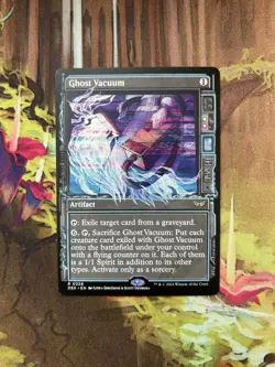 MTG DSK - Ghost Vacuum (Showcase) NM Duskmourn - Image 1