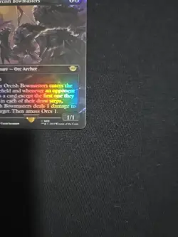 Orcish Bowmasters (Borderless) Universes Beyond: the Lord of the Rings: Foil - Image 5