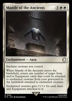 Mantle of the Ancients - Foil PIP LP MTG - Image 1