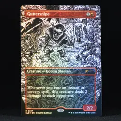 Guttersnipe #2357 (FOIL) ~ MTG Secret Lair TMNT ~ Kevin Eastman Inks - Image 1