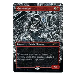 Guttersnipe #2357 (FOIL) ~ MTG Secret Lair TMNT ~ Kevin Eastman Inks - Image 2