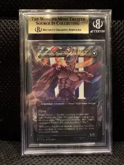 Sephiroth Fabled SOLDIER Borderless Surge Foil BGS 10 Pristine Final Fantasy MTG - Image 2