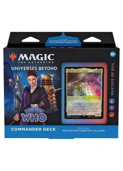 Wizards of the Coast MTG Universes Beyond Doctor Who Masters of Evil Commander … - Image 1