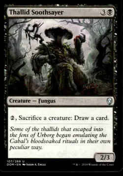 2018 MTG Thallid Soothsayer Dominaria Uncommon #107 - Image 1