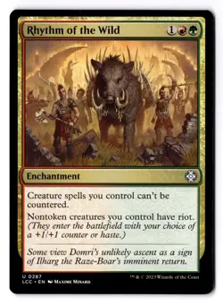 Rhythm Of The Wild NM* The Lost Caverns Of Ixalan ENGLISH 0287 mtg -UnltdCards - Image 1